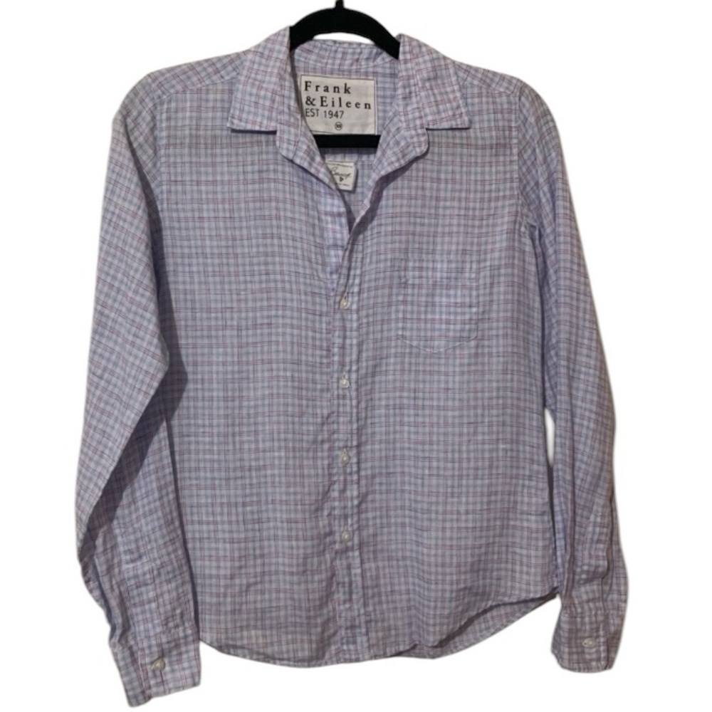 Frank and Eileen Checked Long Sleeve “BARRY” Button Down Shirt